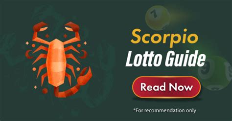 scorpio lucky number for lottery|Iba pa.